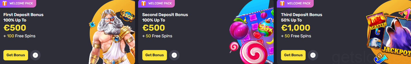 Getslots Casino Juegos